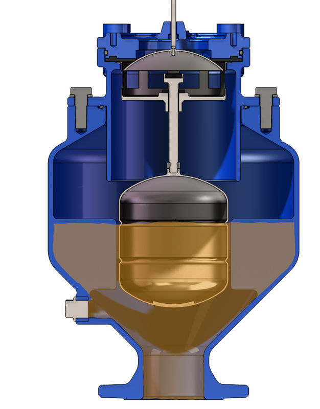 Flansch-Art Abwasser-Luft-Ablassventil mit internen Teilen SS 316