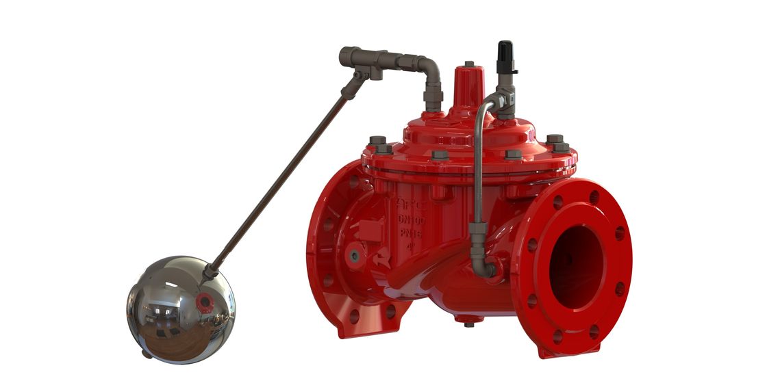 Wasser-BehälterSchwimmerventil mit duktilem Eisenkörper DN50 - DN800 optional