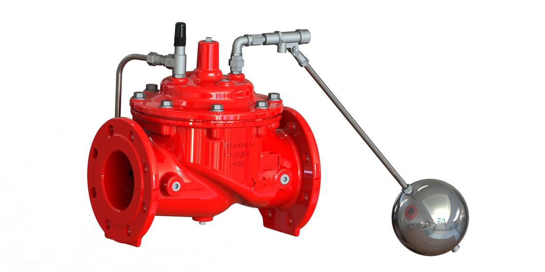 Rotes/blaues Farbfloss-Regelventil mit EPDM-Nylonverstärkungsmembran