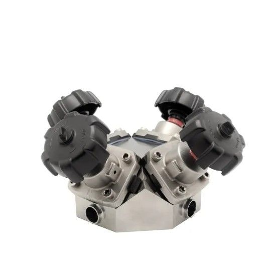 Membranventil-multi schweißende Portart 316L SS 304 gesundheitliche für Biotechnologie-Industrie