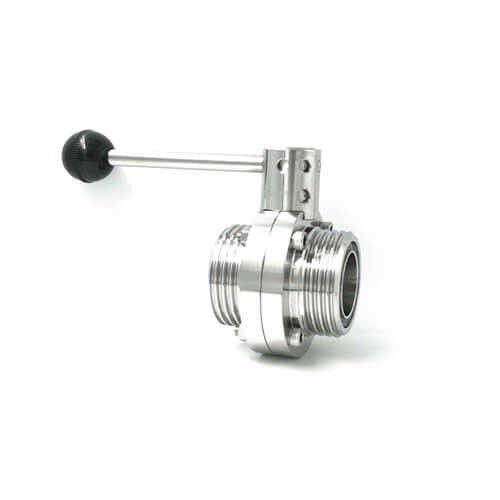 Hygienisches Drosselventil, Mann verlegte 304 Drosselventil 316L SS