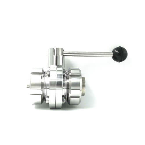 Hygienisches Drosselventil, Mann verlegte 304 Drosselventil 316L SS