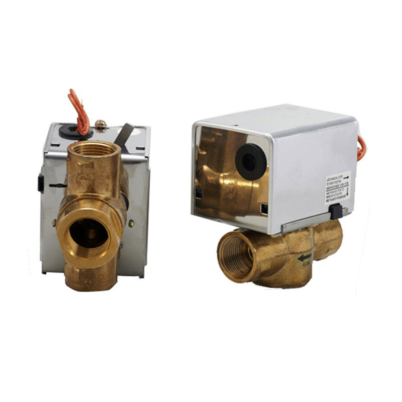 Frühlings-elektrisches Rückholkugelventil 2 Möglichkeits-/3 Möglichkeit für FCU-/HVAC-System