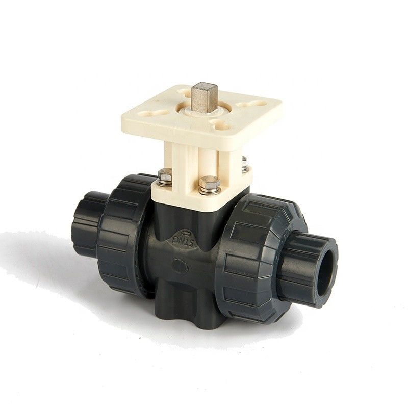 Weisen-motorisierte elektrisches betätigtes Kugelventil DN15 1/2 Zoll-2, Plastik-PVC-Kugelventil