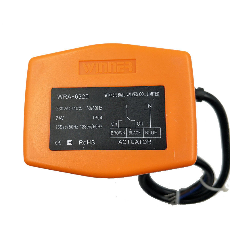 Weisen-motorisierte elektrisches betätigtes Kugelventil DN15 1/2 Zoll-2, Plastik-PVC-Kugelventil