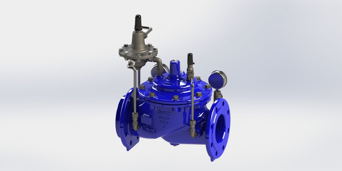 Dauerhafter Fluss Rate Control Valve, blaues RAL 5010 Constant Flow Valve